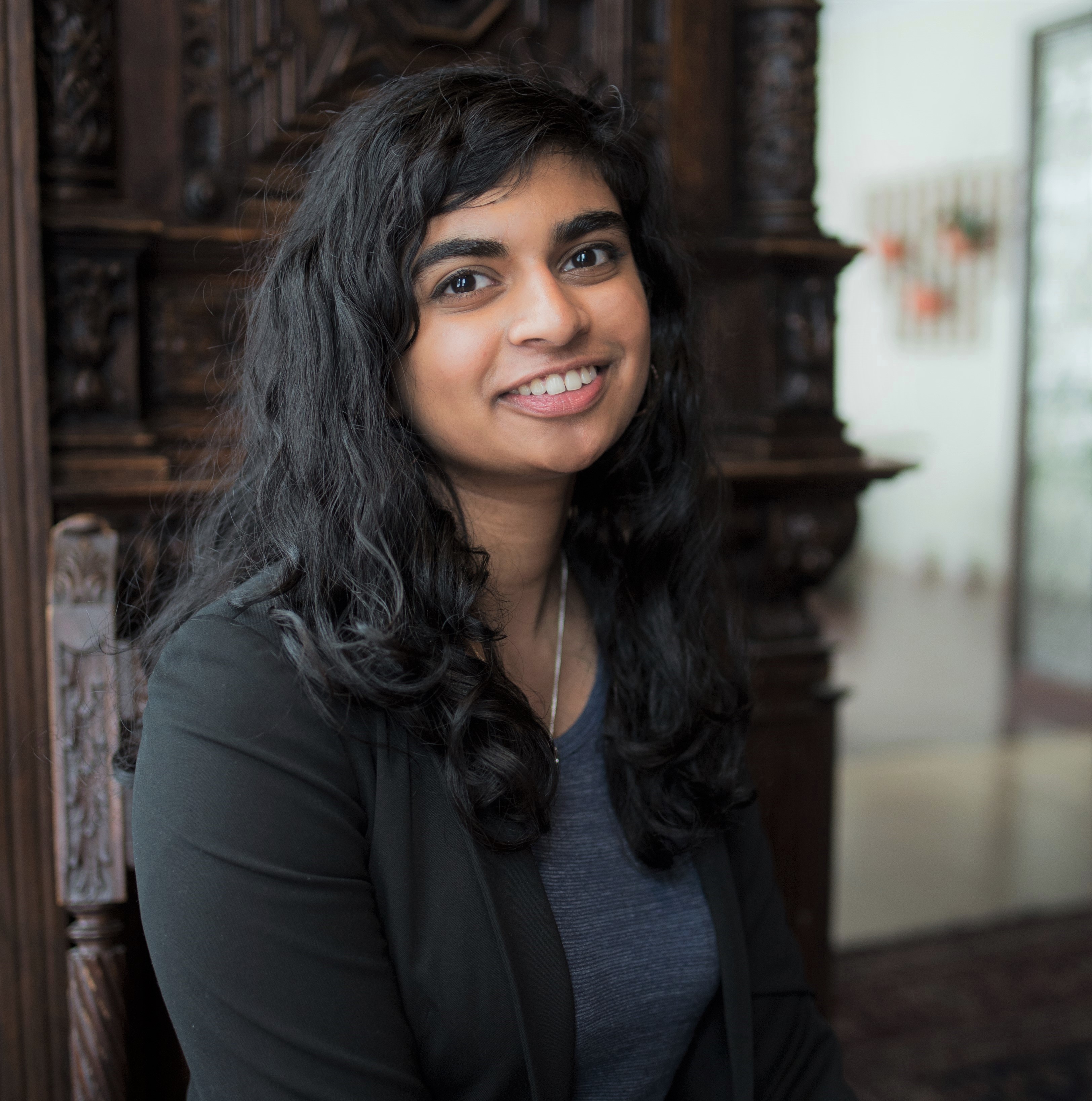 A photo of Priya Srikumar sourced from their website